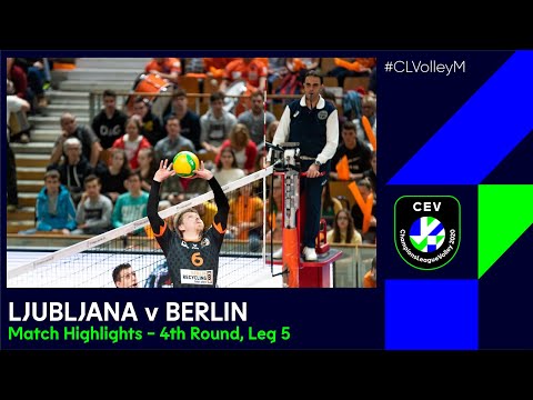 #CLVolleyM | ACH Volley LJUBLJANA v BERLIN Recycling Volleys - Match Highlights