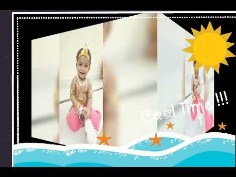 Sweet memories captured on krishnashtami  with thanish at 13 months