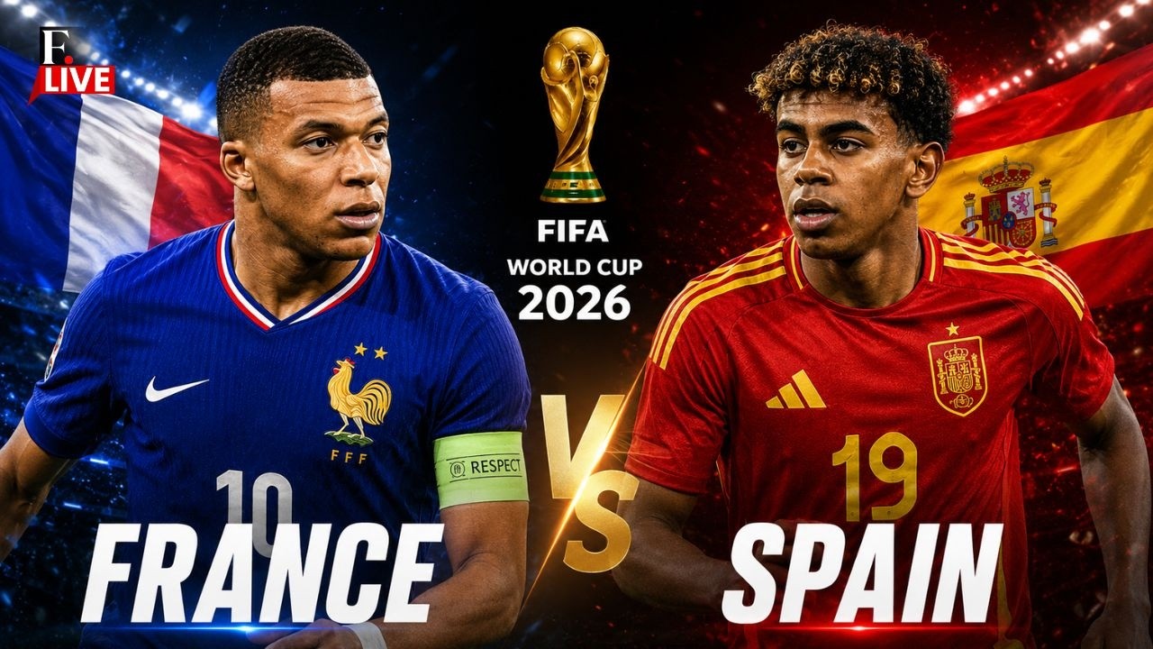France Vs Spain | FIFA World Cup Live | FRA Vs ESP | Kylian Mbappé | Lamine Yamal