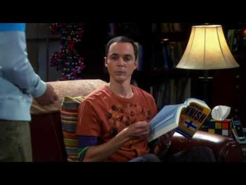 The Big Bang Theory Sheldon learns Finnish