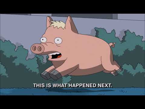 Homer and Spider Pig Together Again