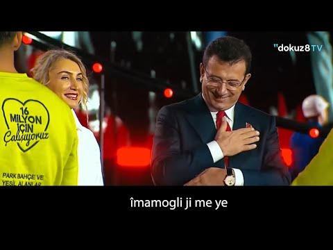 Kürtçe Lê Şemlê şarkısı Ekrem İmamoğlu için uyarlandı! "Îmamogli ji me ye/İmamoğlu bizdendir"
