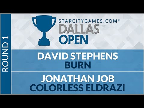 SCGDFW - Round 1 - David Stephens vs Jonathan Job [Modern]