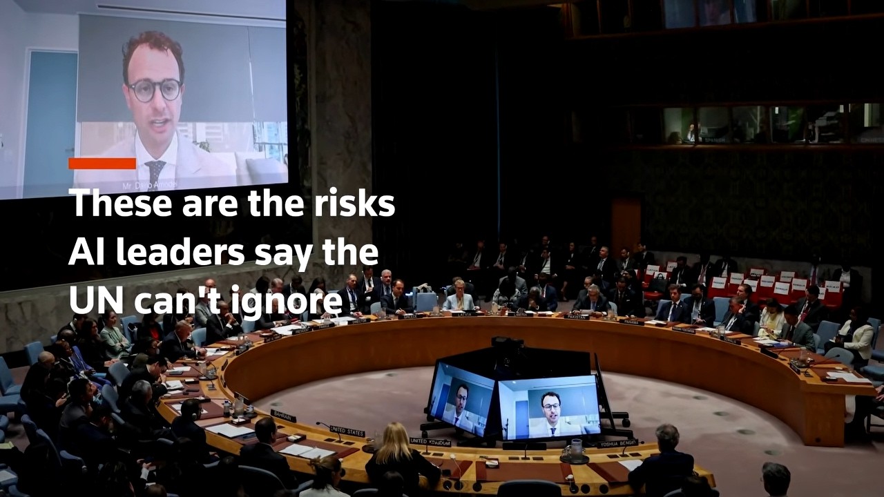 Video: AI leaders warn UN Security Council of misuse and loss-of-control risks
