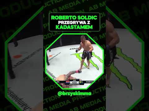 ROBERTO SOLDIC loses to Kadestam (MMA, ONE, ONE CHAPIONSHIP) | #shorts