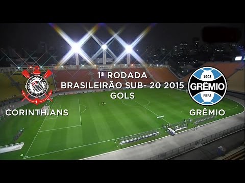 Gols - Corinthians 1 x 2 Grêmio - Brasileirão Sub-20 - 02/06/2015