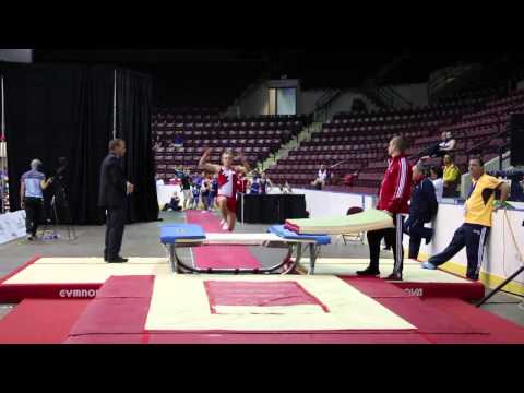 Keegan Soehn - DMT - 2nd Pass - 2014 Senior Pan Am Trampoline Championships