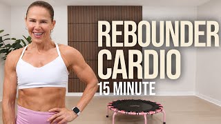 15 MIN Rebounder Cardio | Low Impact Steady State Workout for Women Over 50