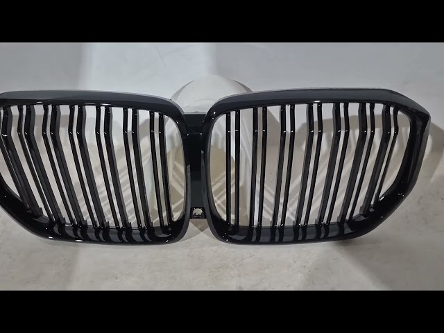 BMW X5 G05 2019- гг. Решетки радиатора M-Look DPT (2018-2022, Черный Глянец) Video 1