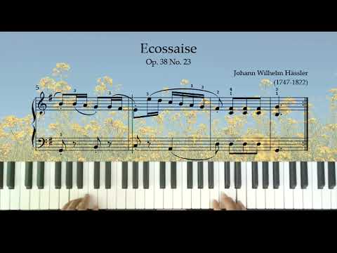 Grade 2 Piano: Ecossaise in G, No, 23 from 50 Stücke für Anfänger, Op. 38 by Johann Wilhelm Hässler
