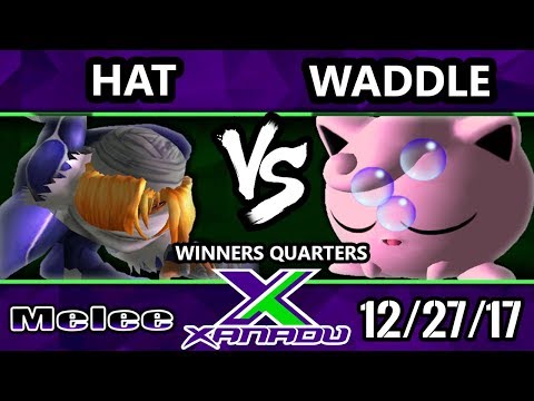 S@X 234 Melee - HAT (Sheik) Vs. Waddle (Jigglypuff) - Smash Melee Winners Quarters - SSBM