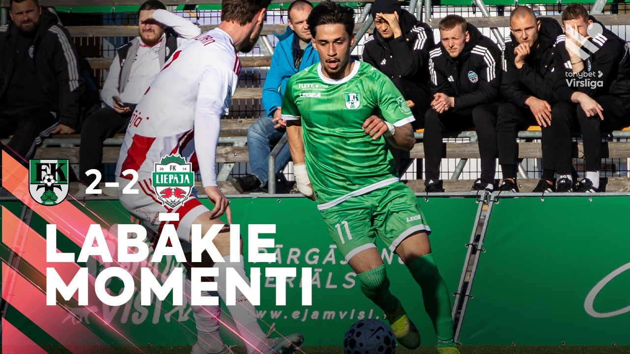 FK Tukums 2000 vs FK Liepaja Highlights