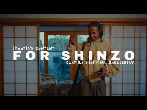 Shooting For Shinzo | Clothes Shopping, Cafes, Bouldering