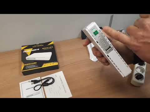 UPS для роутера и видеокамеры с аккумулятором - powerbank с выходом 5V | DC-9/12V | POE 15/24V (106757) - фото 1 - id-p1737862996