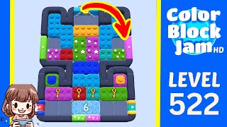 Solution du Niveau 522 de Color Block Jam