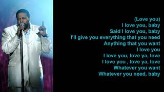 How Many Times by Gerald Levert (Lyrics)