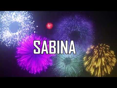 ♪♪  HAPPY BIRTHDAY SABINA  ♪♪