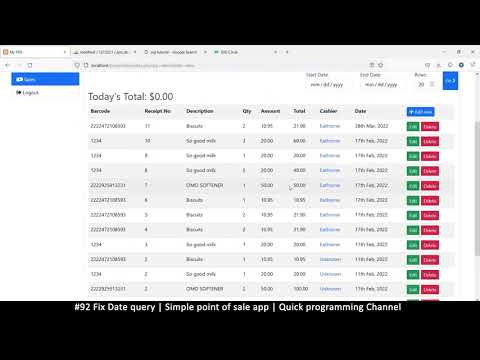 15 New Product UI | Simple point of sale app in php javascript | Quick programming tutorial