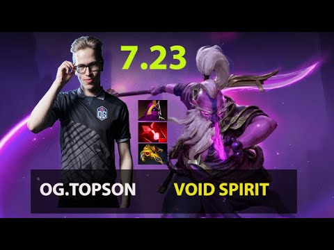OG.TOPSON teach you how to use VOID SPIRIT in MID LANE [7.23 update]