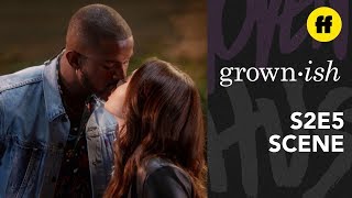 grown-ish Season 2, Episode 5 | Aaron &amp; Ana&#39;s First Kiss | Freeform