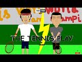 The Tennis Play Funny Animated Short Video Made By A Robin Tennis Animation Squidgame