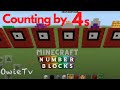 Counting by 4s Song | Skip Counting Songs for Kids | Minecraft Numberblocks Counting Songs