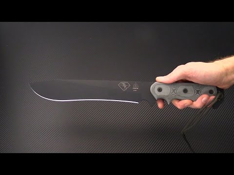 TOPS Armageddon Machete Field Black Linen Micarta For Sale ATRD01