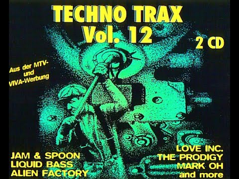 TECHNO TRAX VOL.12 [FULL ALBUM 130:34  MIN] 1994 HD HQ HIGH QUALITY CD1 + CD2 + TRACKLIST