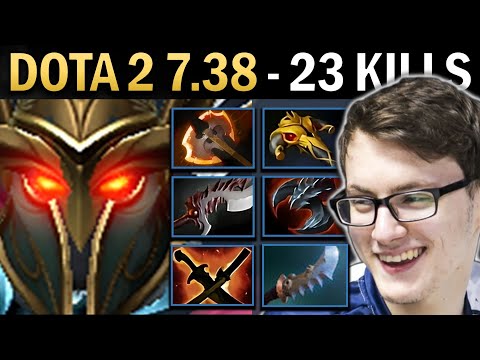 Phantom Assassin Gameplay Miracle with 23 Kills and Shiv - Dota 7.38