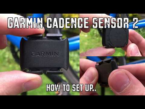 Garmin Cadence Sensor 2 - How to set up.