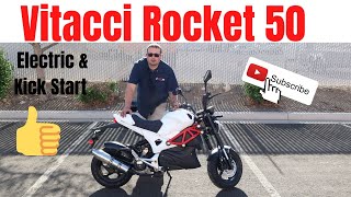 Vitacci Rocket 50 Review In White | Honda Grom Style Clone
