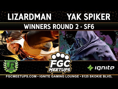 lizardman (Rashid) vs Yak Spiker (Bison) - FGC Meetups 89 WINNERS ROUND 2 - SF6
