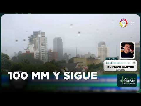 Lluvias en Chaco: ya cayeron más de 100 mm en Resistencia y monitorean el interior