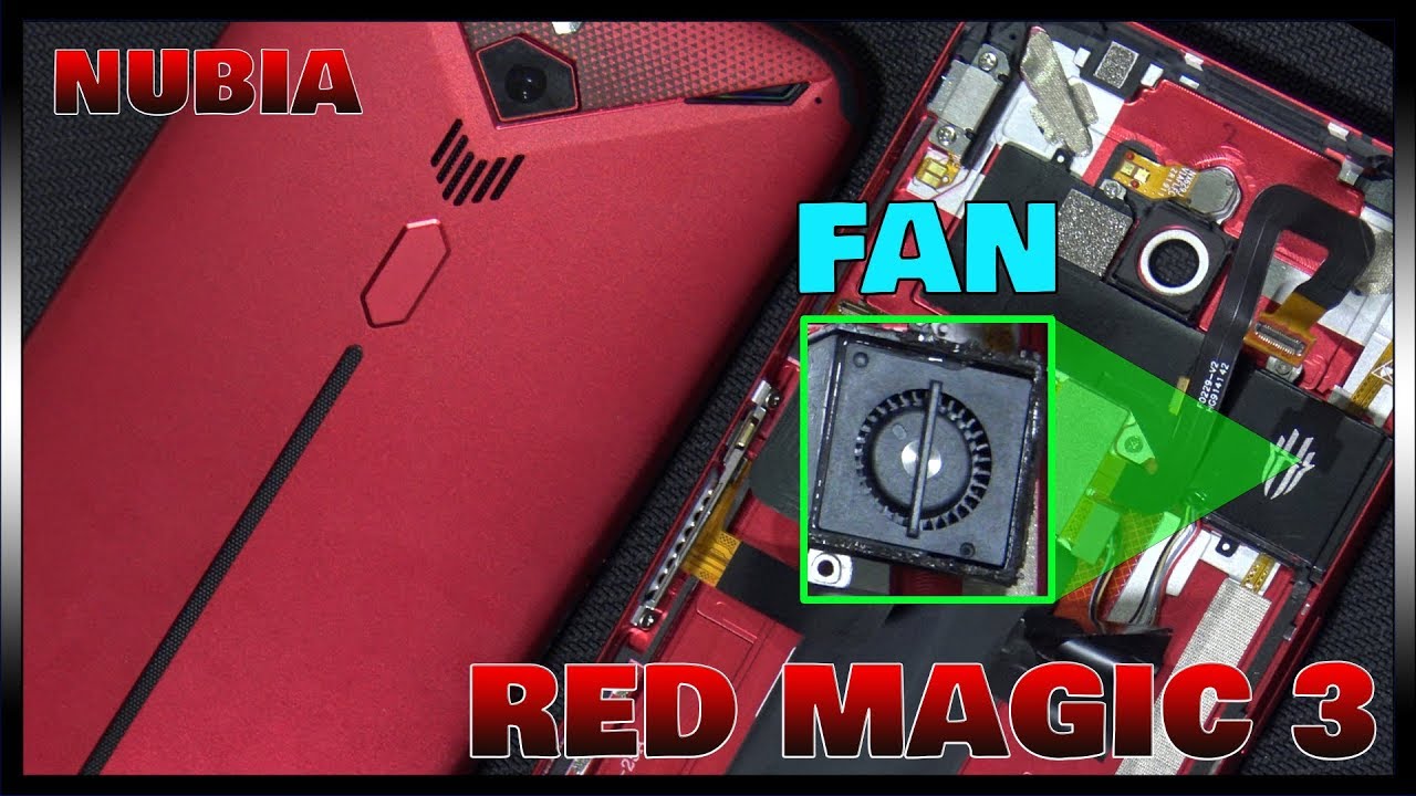 UPDATED VIDEO: Nubia Red Magic 3 Teardown Disassembly Repair Guide Video. Fan Inside!
