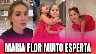 VIRGÍNIA MOSTRA MARIA FLOR ESTÁ MUITA ESPERTA 