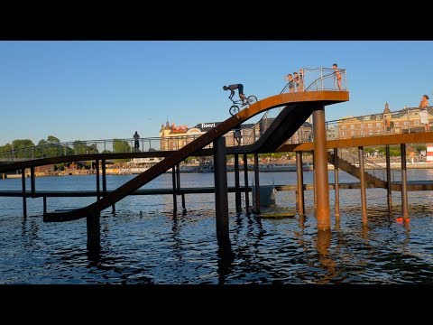 SENDING THE BMX OFF THE LAKE JUMP!