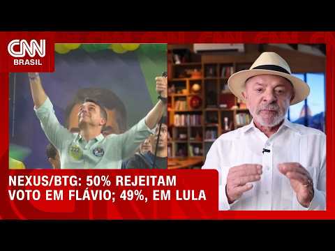 Maioria rejeita voto em Flávio Bolsonaro; especialista avalia pesquisa | CNN NOVO DIA