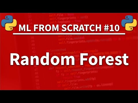 Random Forest in Python Machine Learning From Scratch 10 Python Tutorial