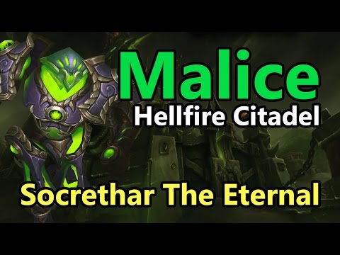 Malice Vs. Socrethar The Eternal - Mythic - Retribution Paladin (EU-Draenor)