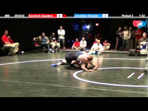 NCAA All-Star Dual: Kendrick Sanders vs. Jonathan Drendel
