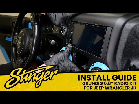 Install: Jeep Wrangler JK Grundig 6.8" Radio Kit