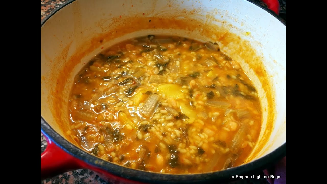 Arroz con Acelgas tradicional Arròs amb bledes