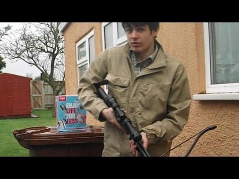 40lb vs 150lb Crossbow penetration test