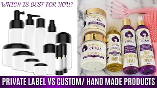 PRIVATE LABEL VS HAND MADE HAIR CARE & COSMETICS | Boss Queen Series Ep.10