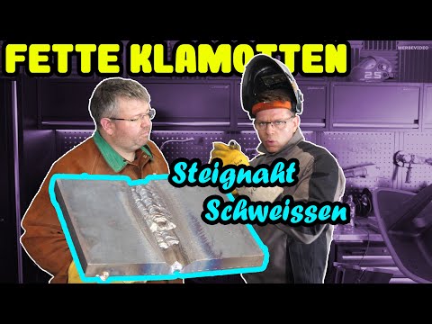 Fette Klamotten steigend schweissen mit Bernd! | MAG Tutorial