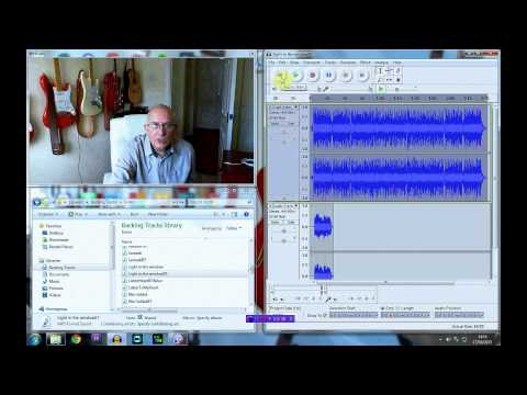 How to Record Guitar with Audacity using a backing track