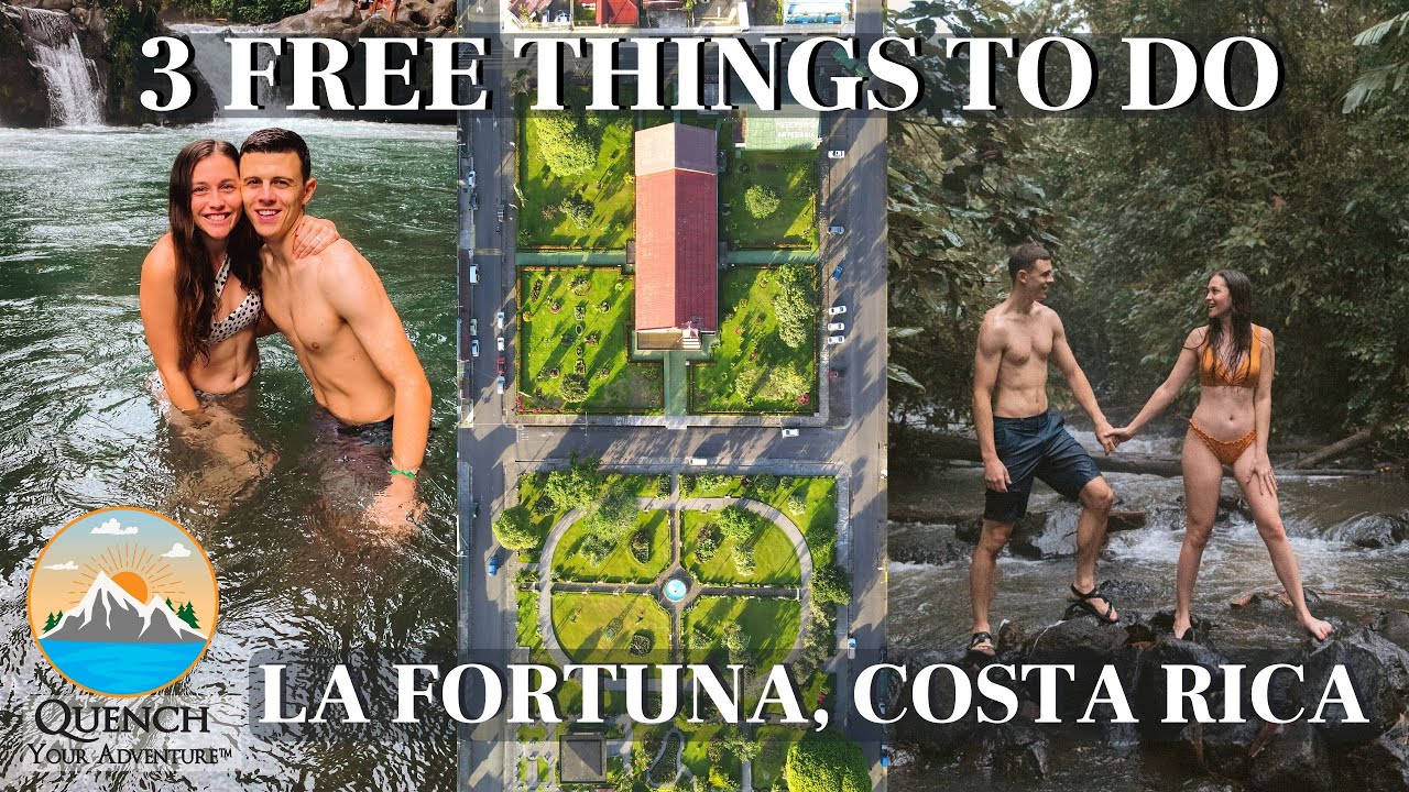 3 FREE Things To Do La Fortuna, Costa Rica | Rope Swing & Waterfall, Hot Springs, & Walking Tour