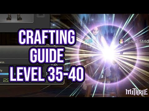 FFXIV 2.0 0074 Crafting Guide Level 35 to 40