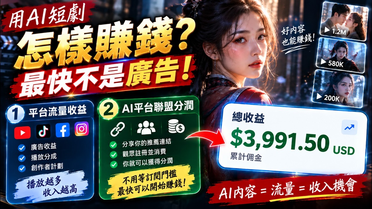如何利用 AI 自動化工作流創造收入:聯盟分潤與平台收益的雙重策略