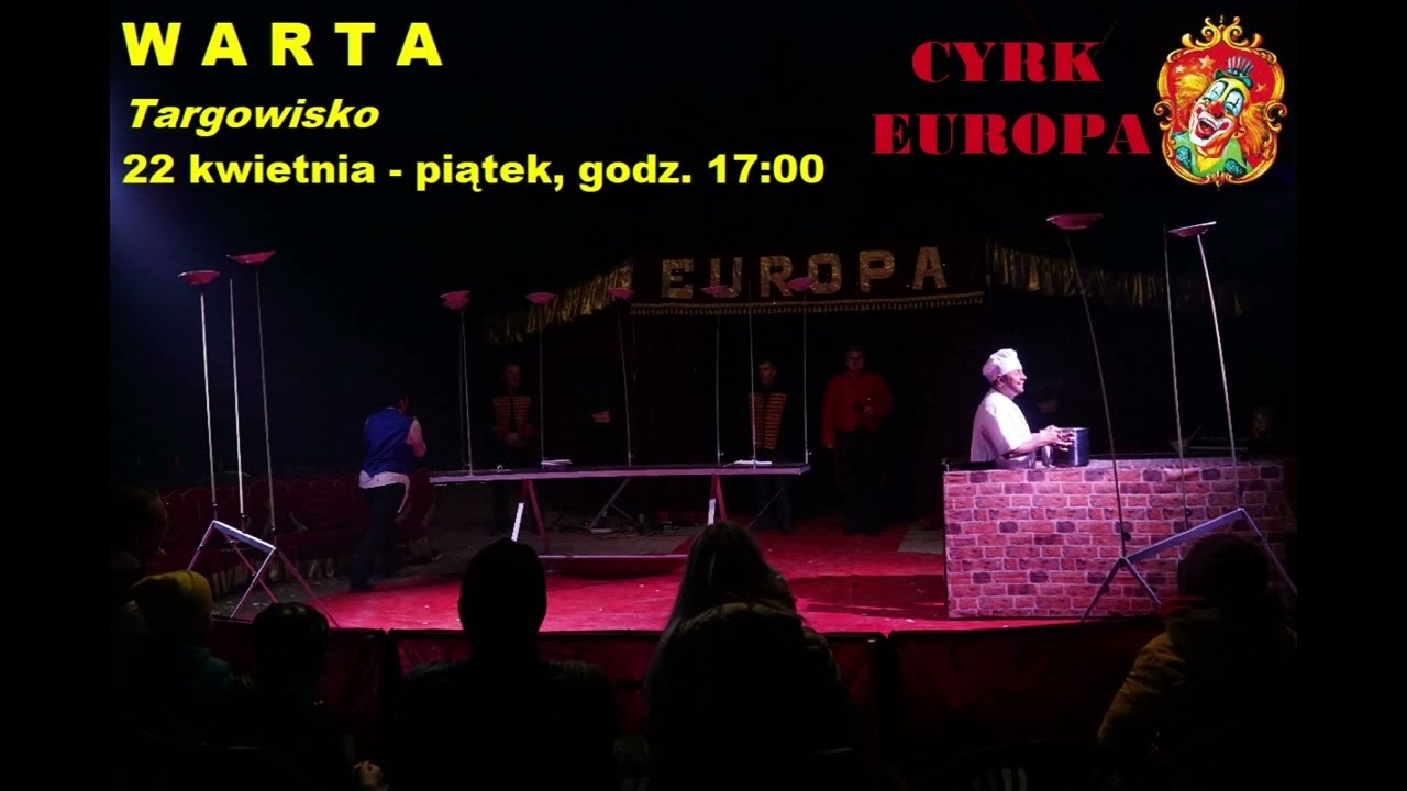 Cyrk Europa w Warcie – ogłoszenie